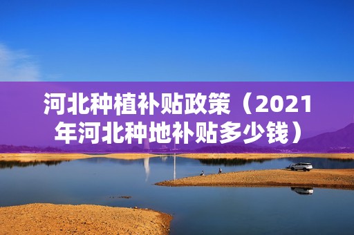 河北种植补贴政策（2021年河北种地补贴多少钱）