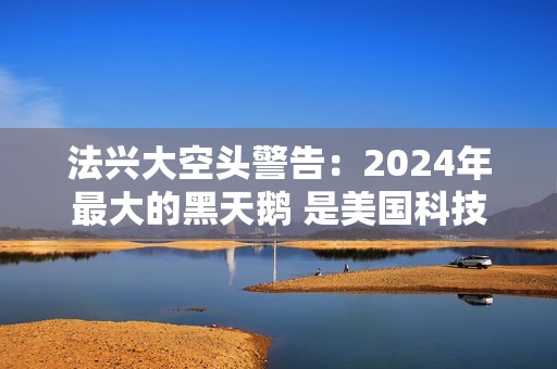 法兴大空头警告：2024年最大的黑天鹅 是美国科技泡沫破灭