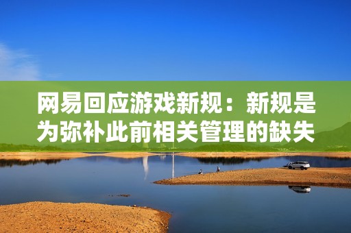 网易回应游戏新规：新规是为弥补此前相关管理的缺失，不会对业务造成本质影响