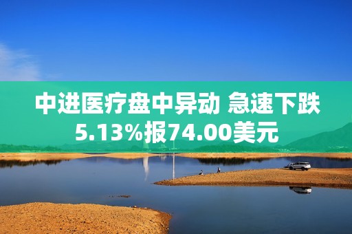 中进医疗盘中异动 急速下跌5.13%报74.00美元