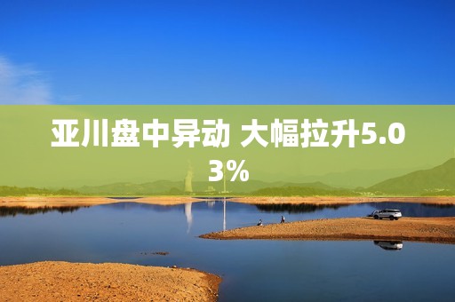 亚川盘中异动 大幅拉升5.03%