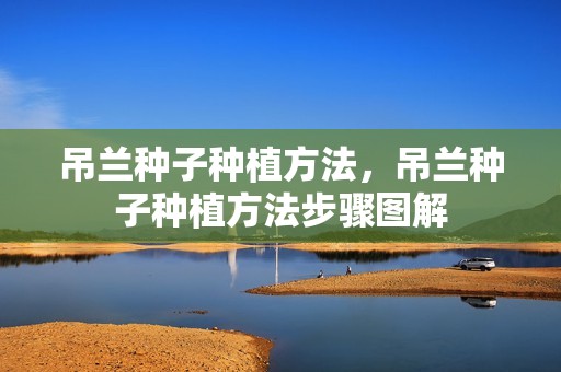 吊兰种子种植方法，吊兰种子种植方法步骤图解